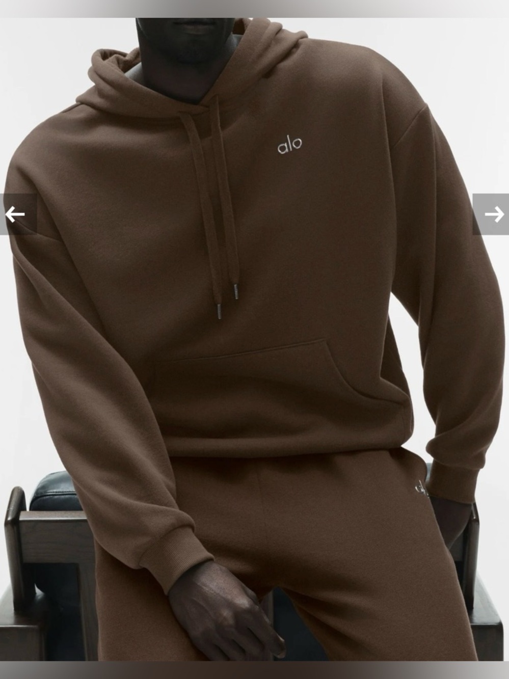 ALO Yoga Men's Espresso Fleece Sweatsuit